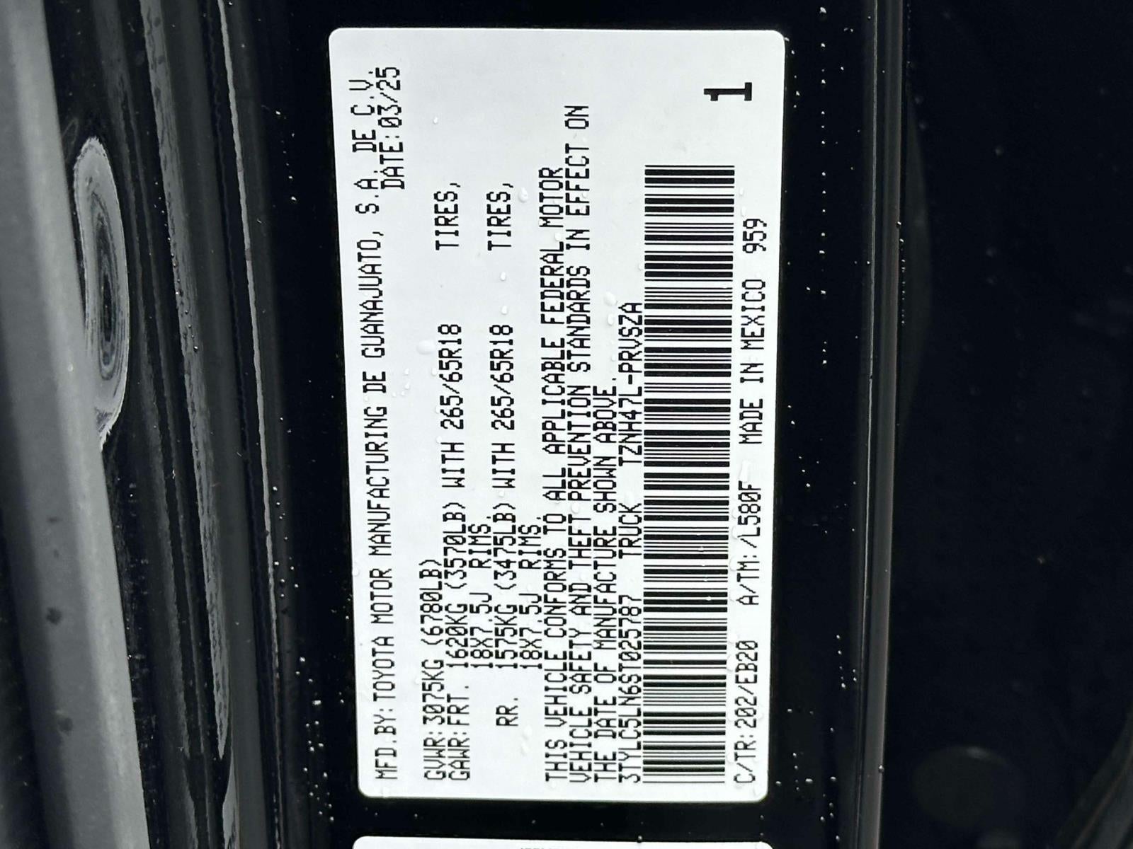 2025 Toyota Tacoma Hybrid Limited