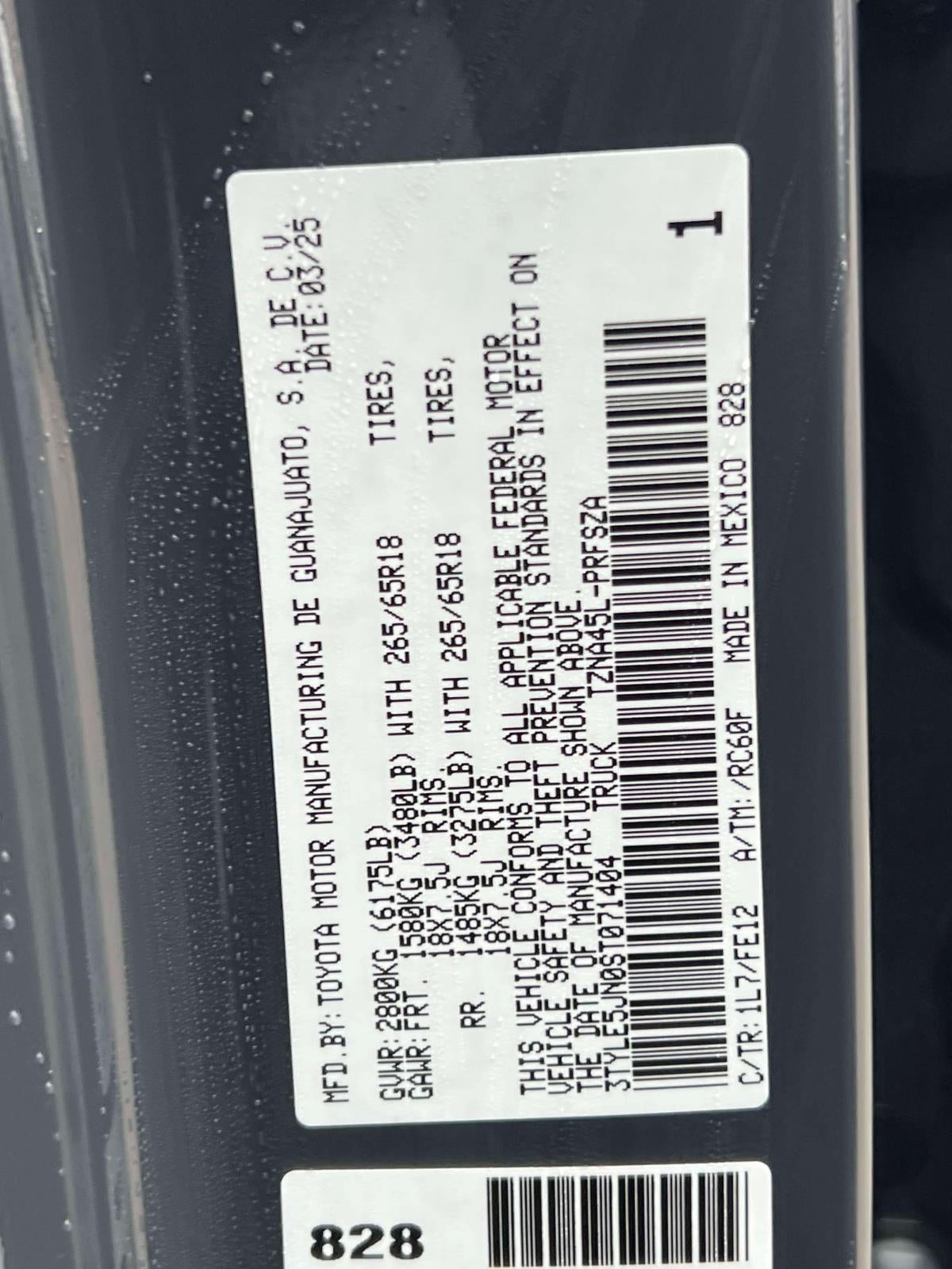 2025 Toyota Tacoma TRD Sport