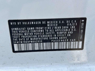2023 Volkswagen Jetta 1.5T SE