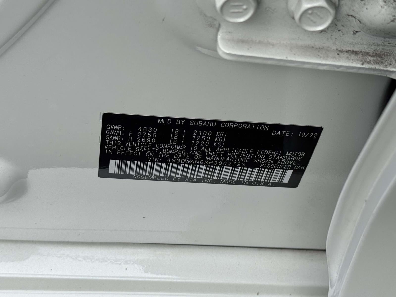 2023 Subaru Legacy Limited