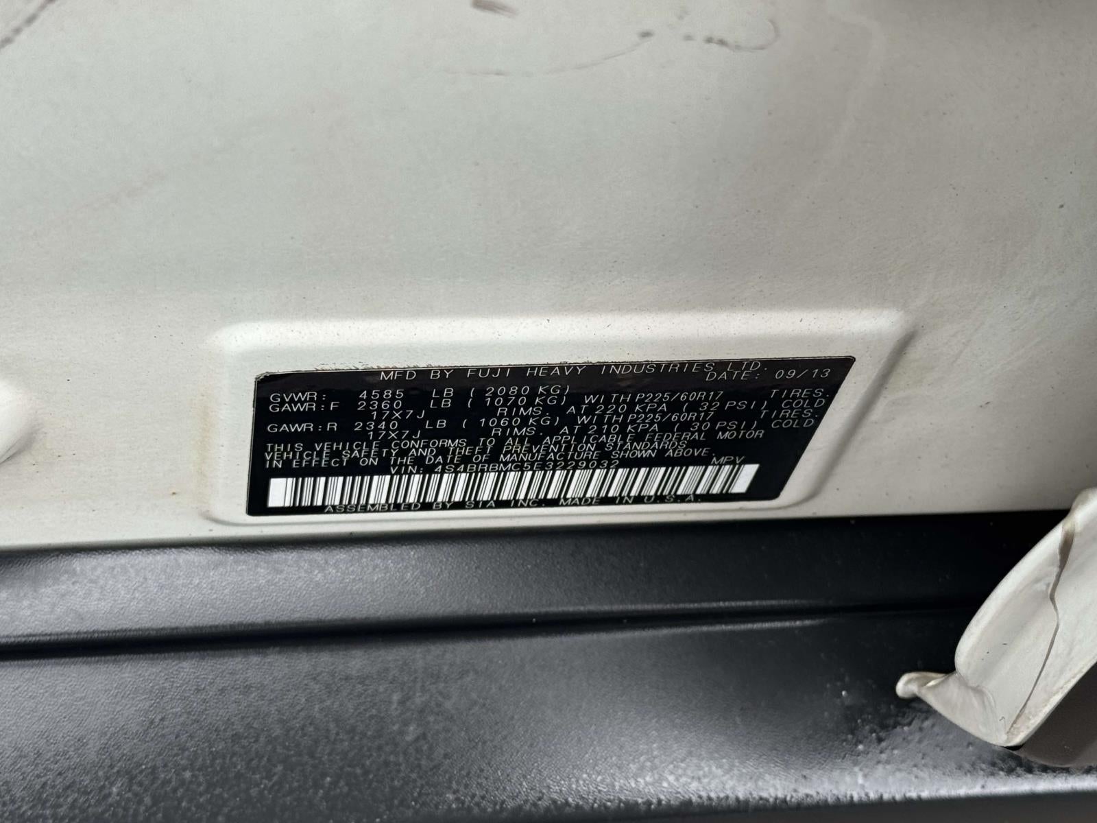 2014 Subaru Outback 2.5i Limited