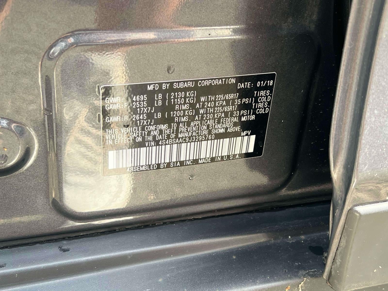 2018 Subaru Outback 2.5i