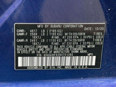 2024 Subaru Crosstrek Sport