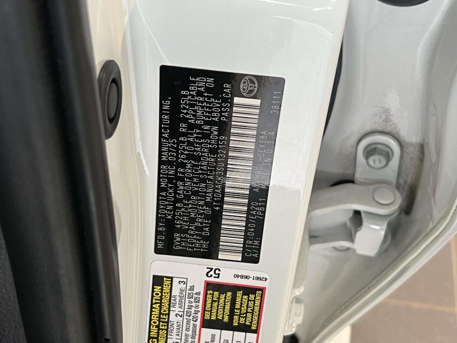 2025 Toyota Camry SE