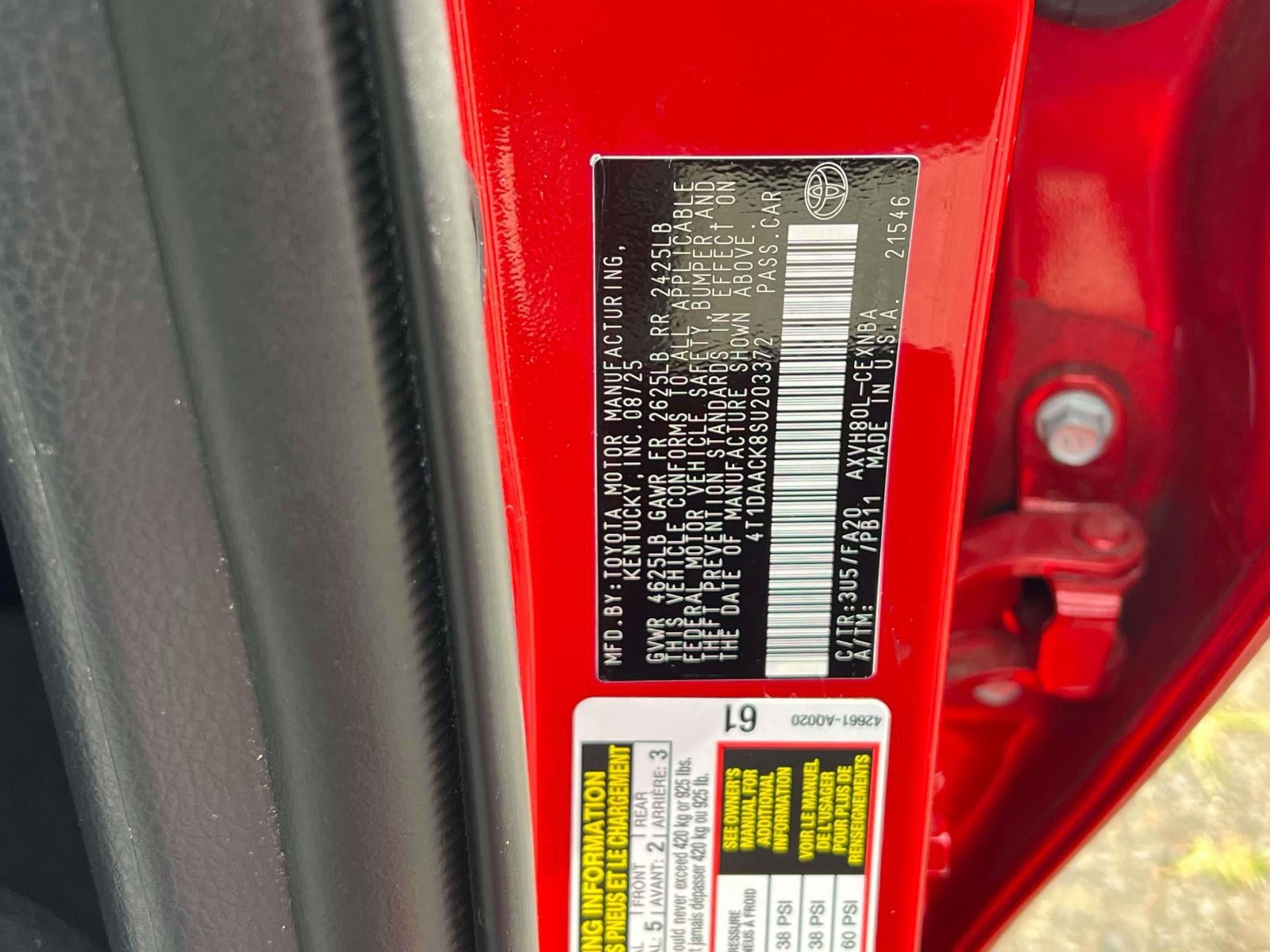2025 Toyota Camry LE