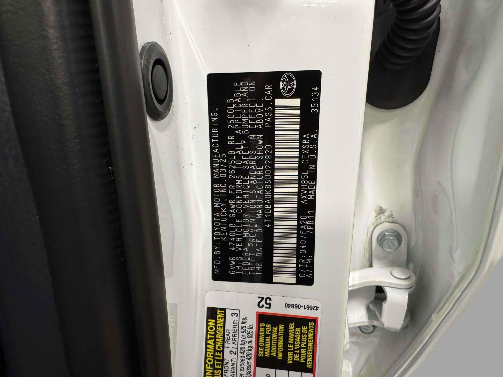 2025 Toyota Camry SE