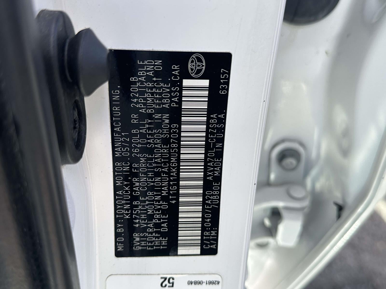 2021 Toyota Camry SE