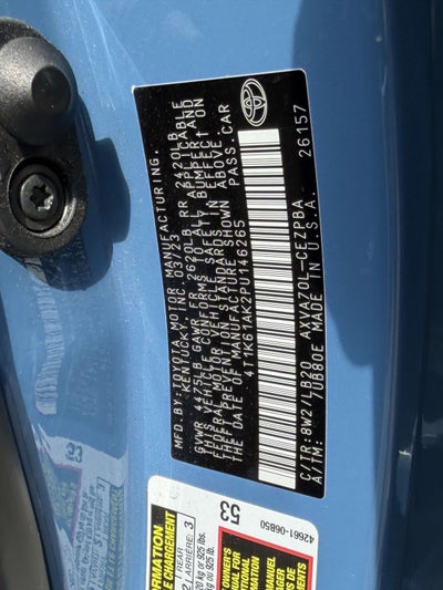 2023 Toyota Camry XSE