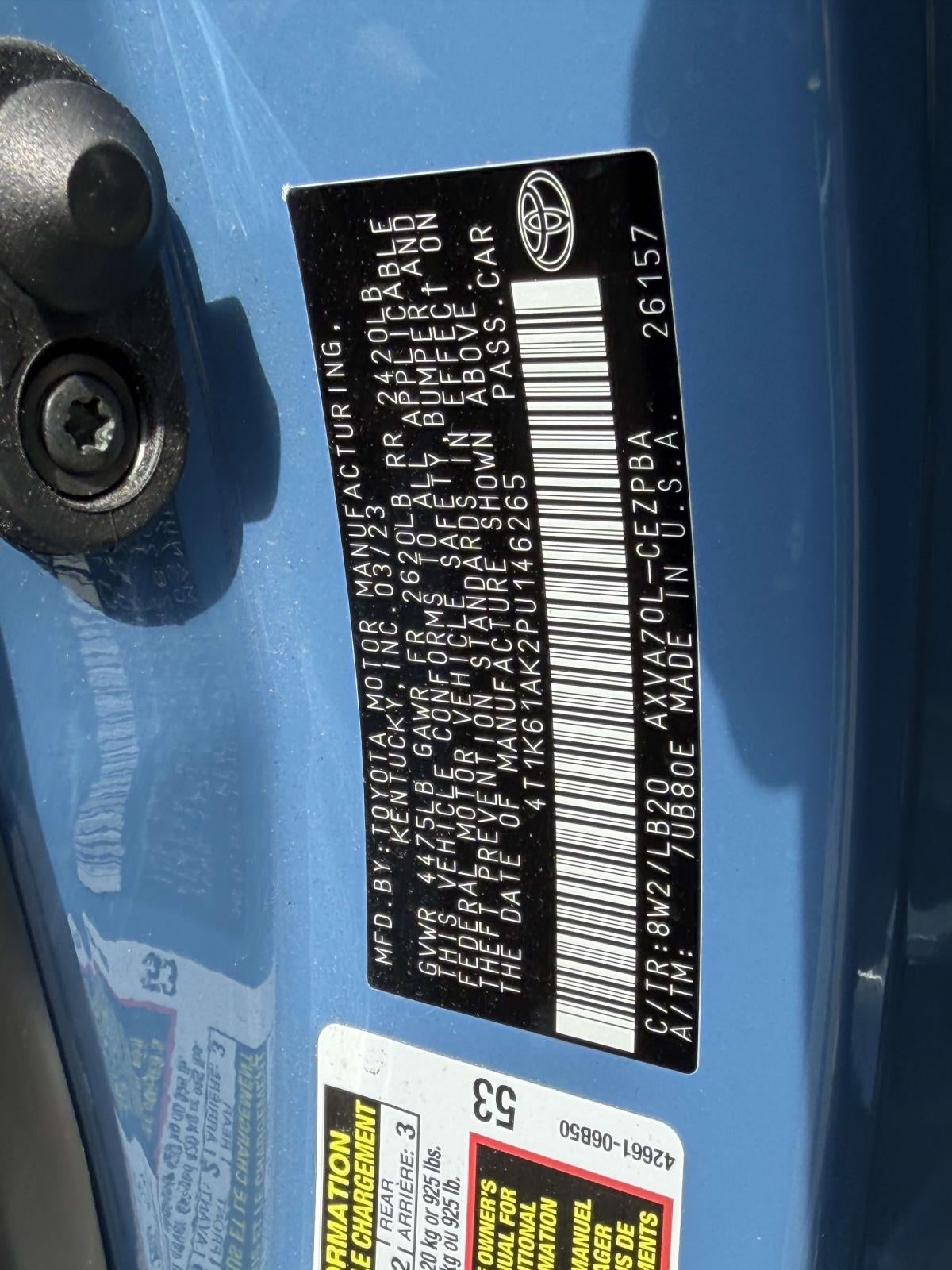 2023 Toyota Camry XSE