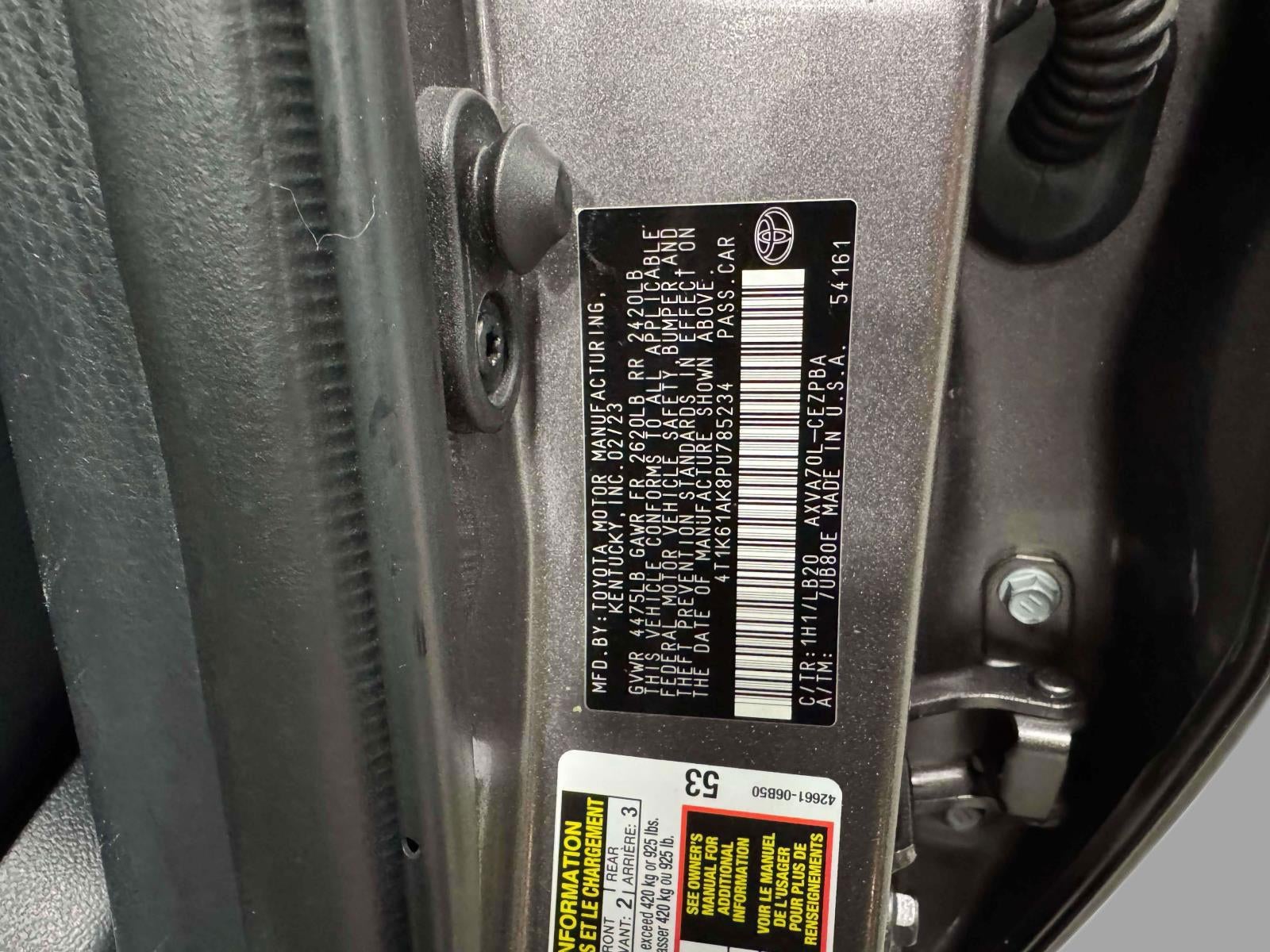 2023 Toyota Camry XSE