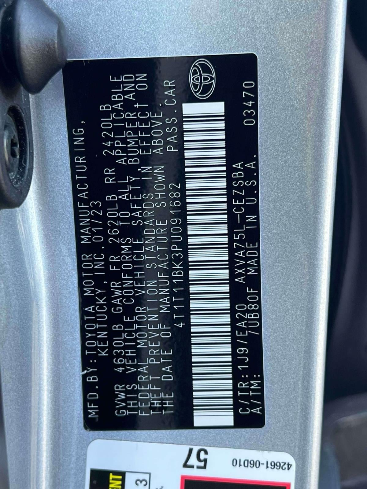 2023 Toyota Camry SE AWD