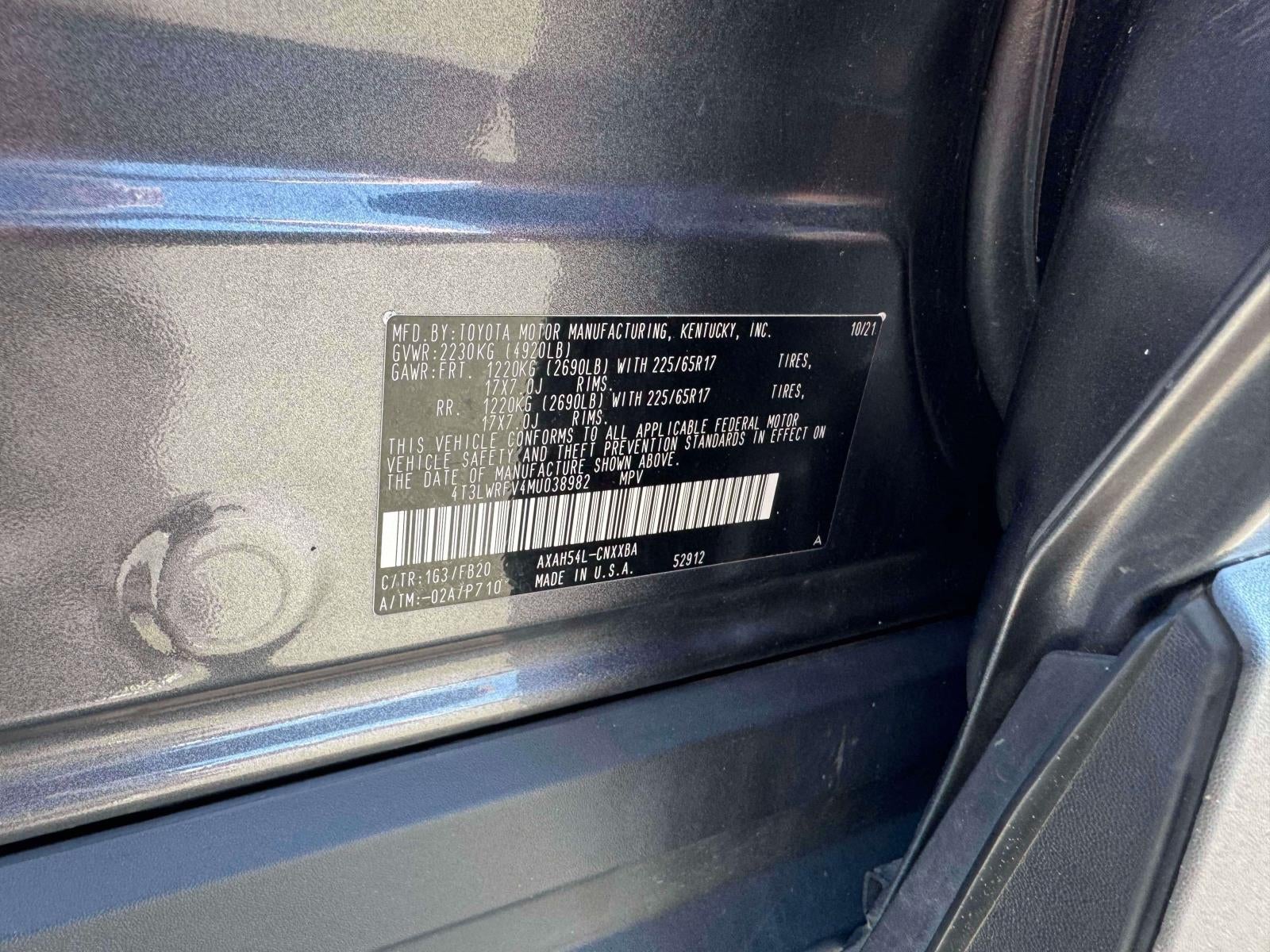 2021 Toyota RAV4 Hybrid LE