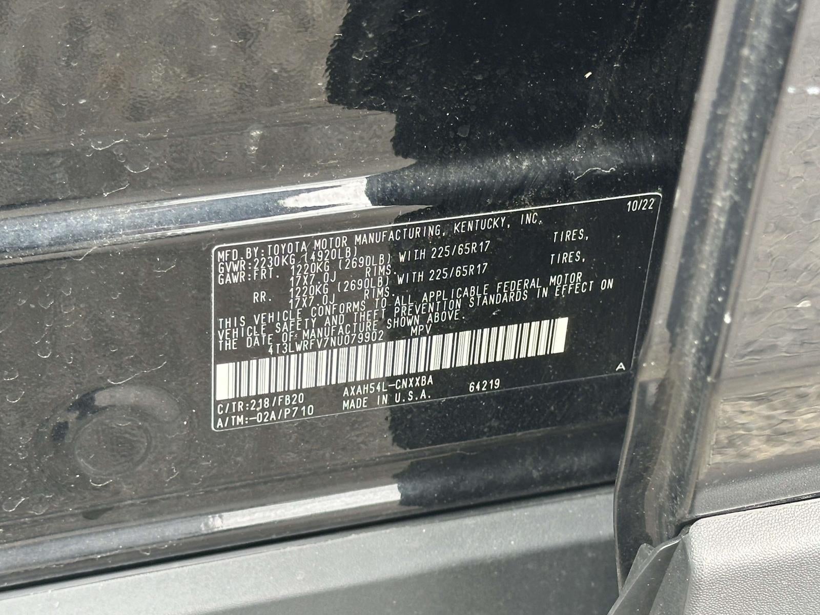 2022 Toyota RAV4 Hybrid LE