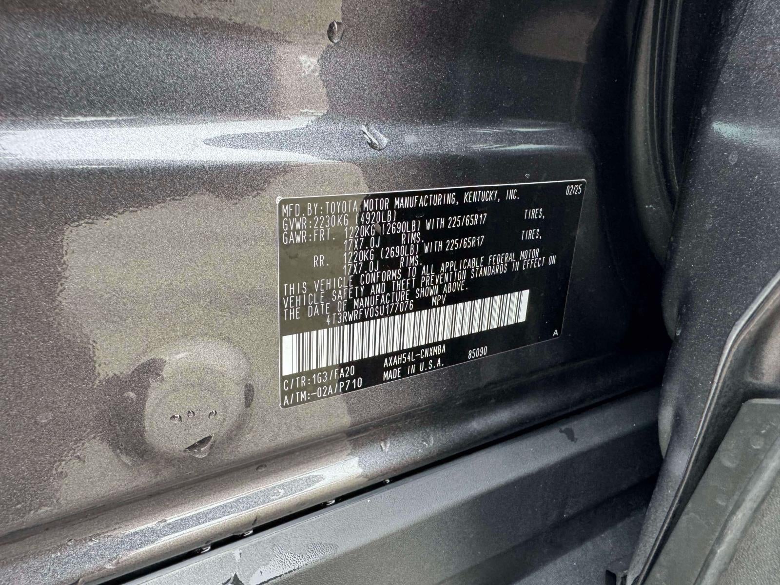 2025 Toyota RAV4 Hybrid XLE