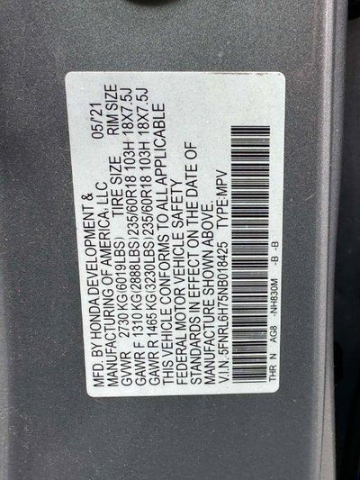 2022 Honda Odyssey EX-L