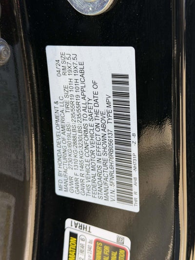 2024 Honda Odyssey Sport