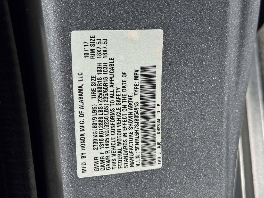 2018 Honda Odyssey EX-L