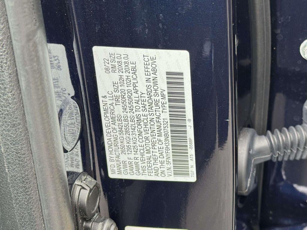 2022 Honda Pilot AWD Sport