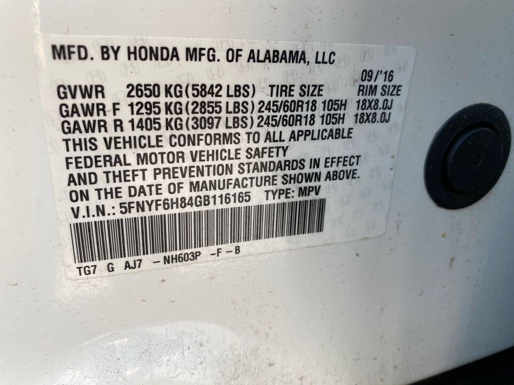 2016 Honda Pilot EX-L