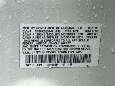 2016 Honda Pilot Touring