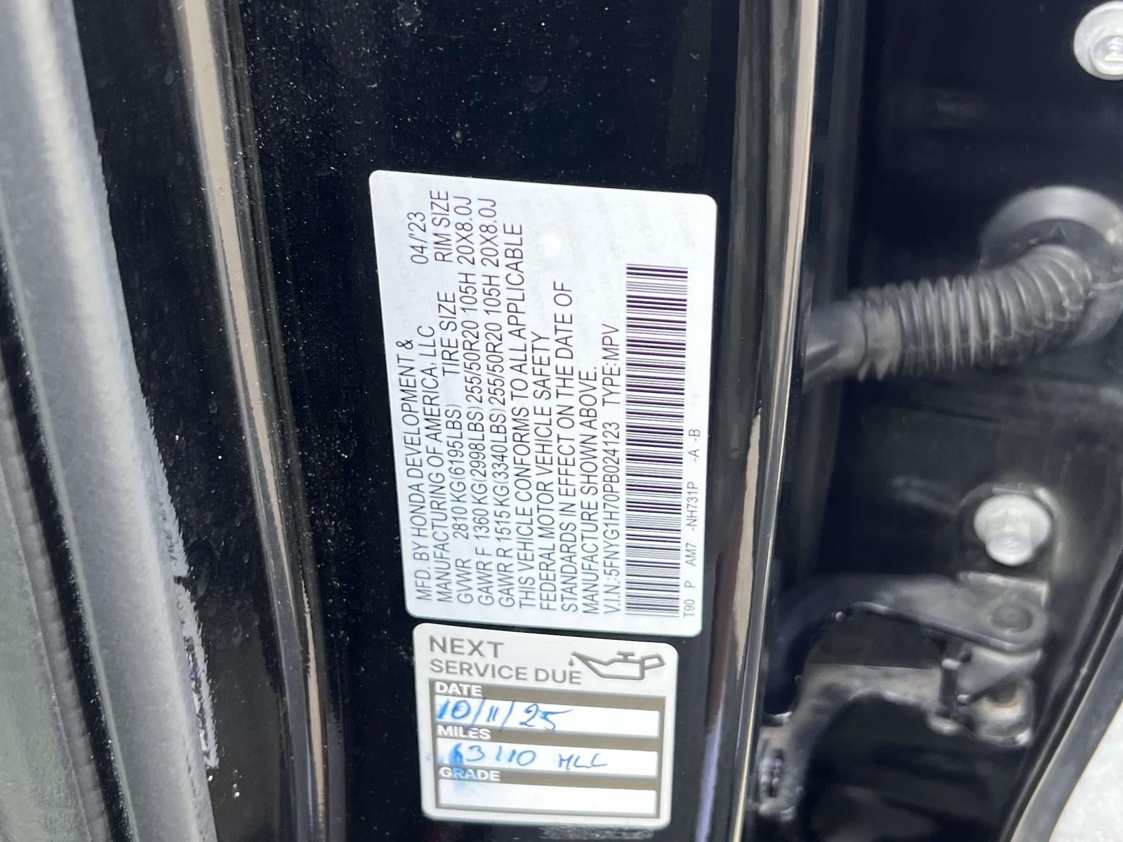 2023 Honda Pilot AWD Touring