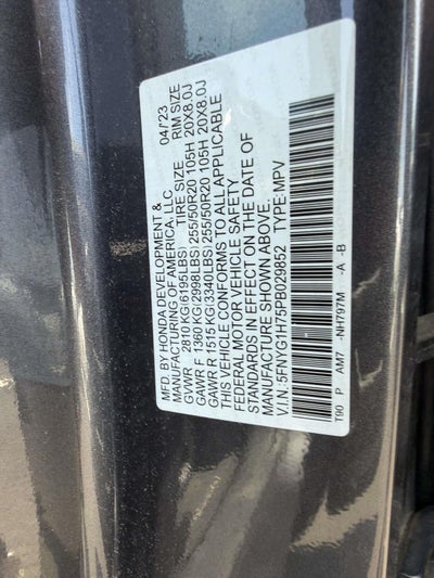 2023 Honda Pilot AWD Touring