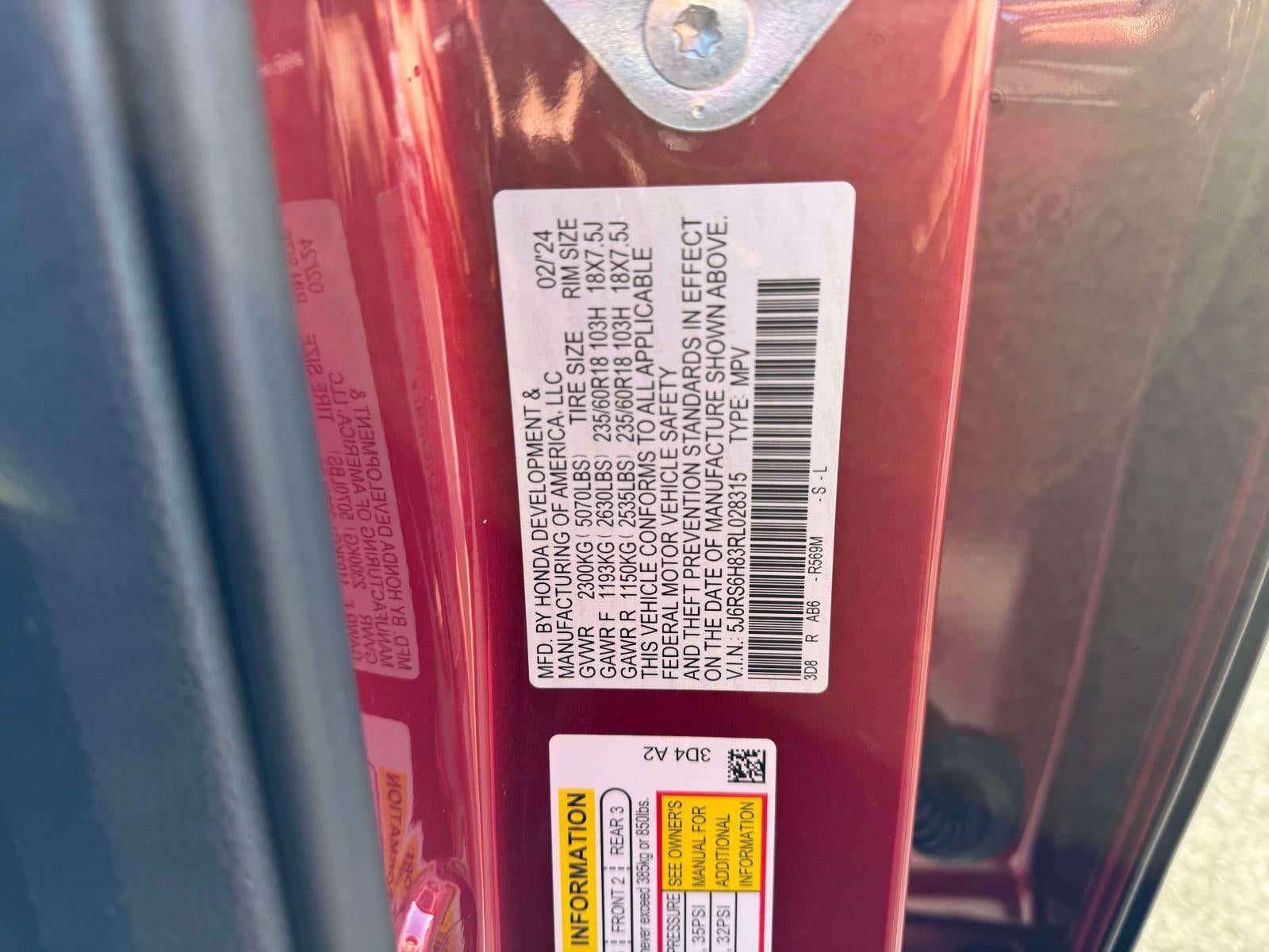 2024 Honda CR-V Hybrid Sport-L