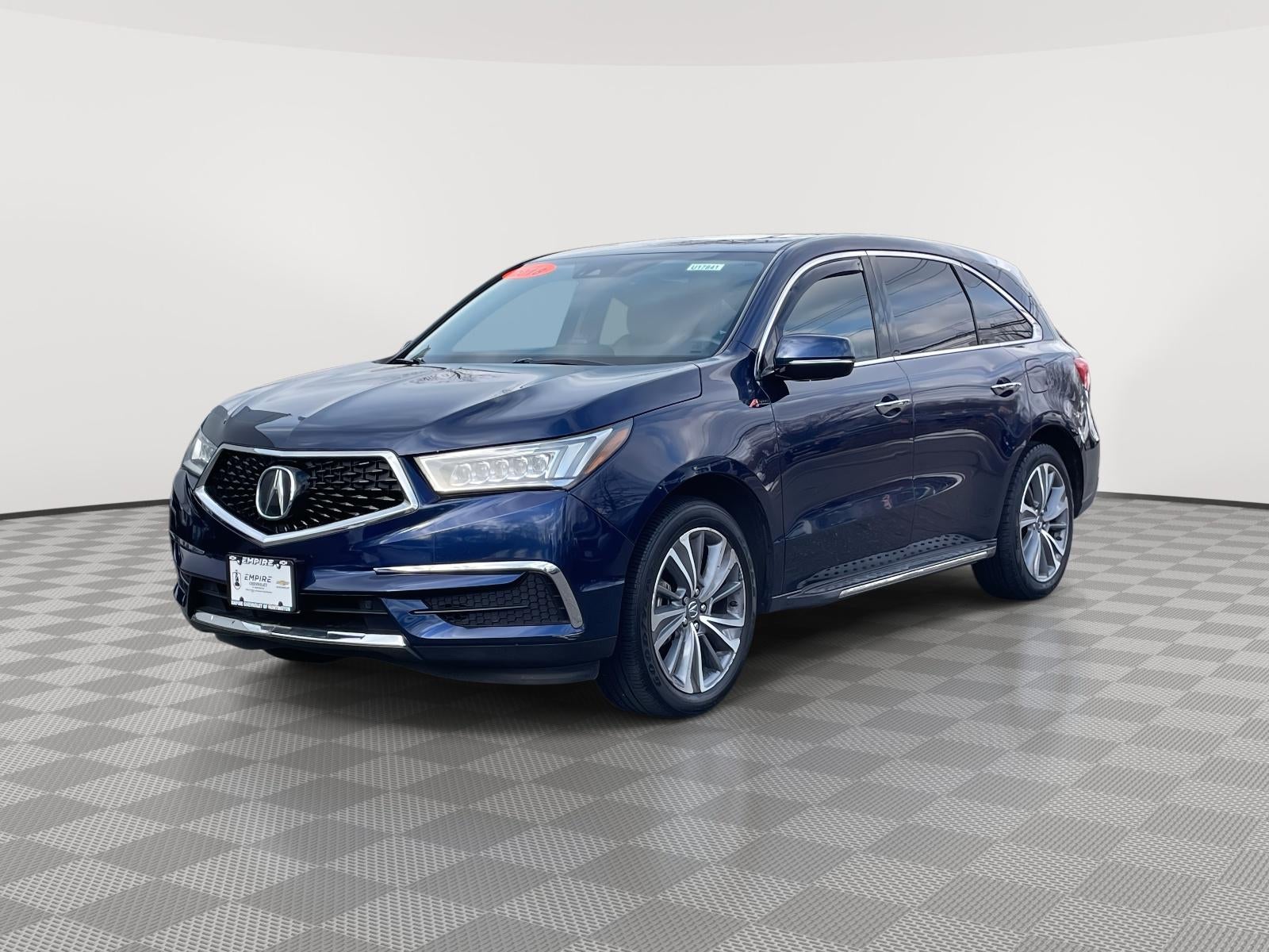 2018 Acura MDX w/Technology Package AcuraWatch Plus Pkg