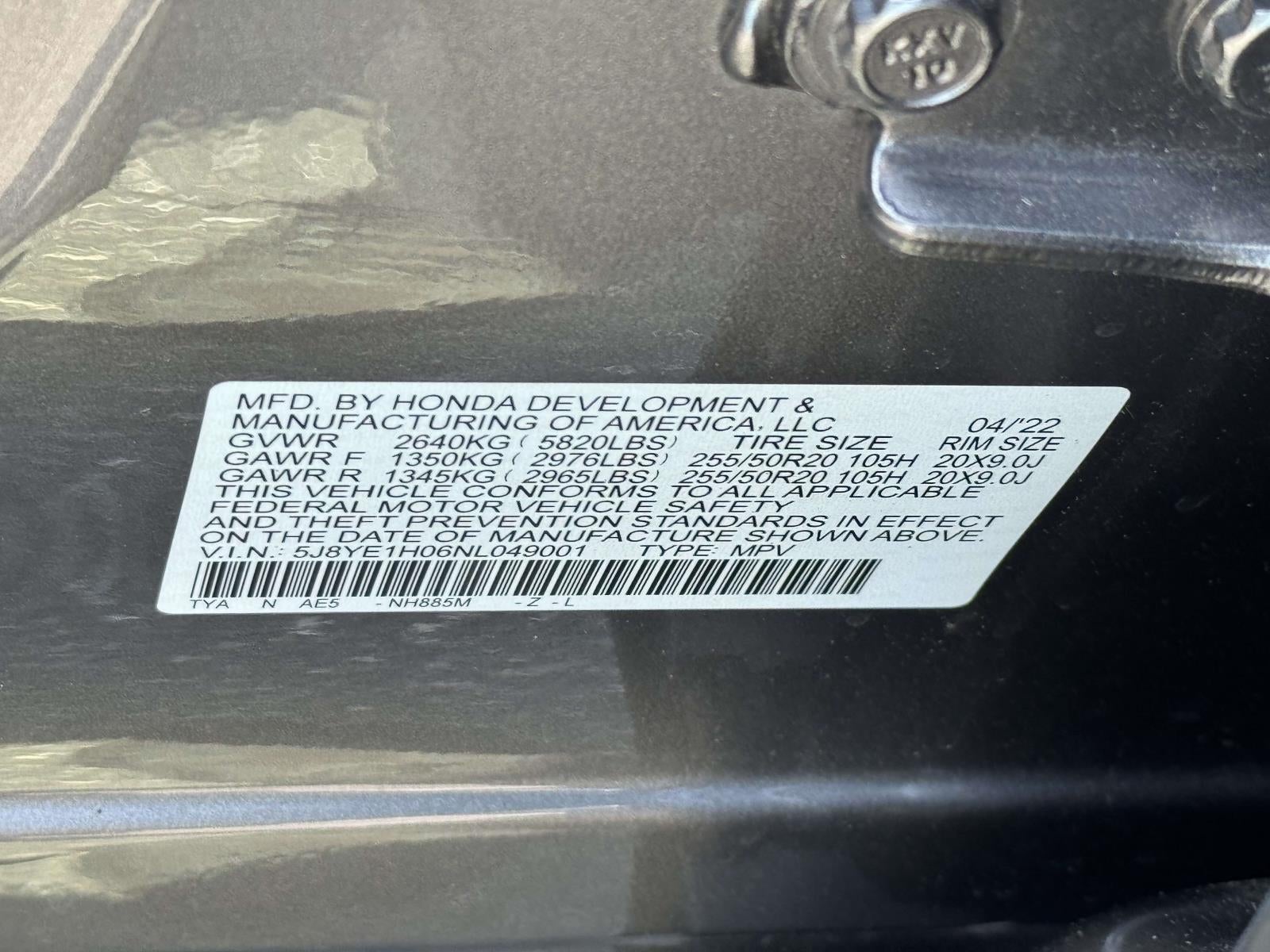 2022 Acura MDX A-SPEC Package
