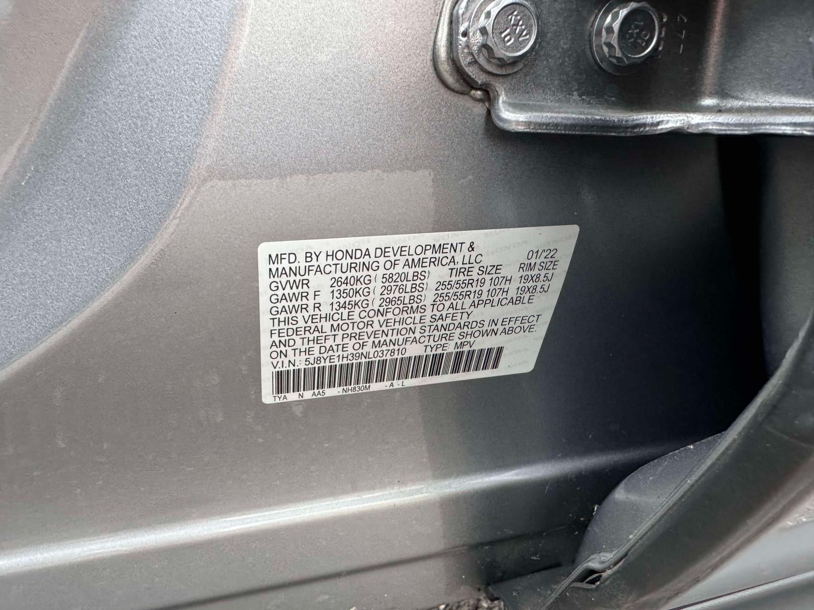 2022 Acura MDX Standard
