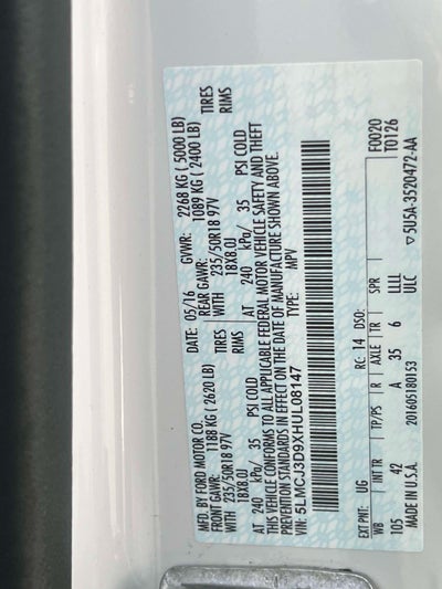 2017 Lincoln MKC Reserve