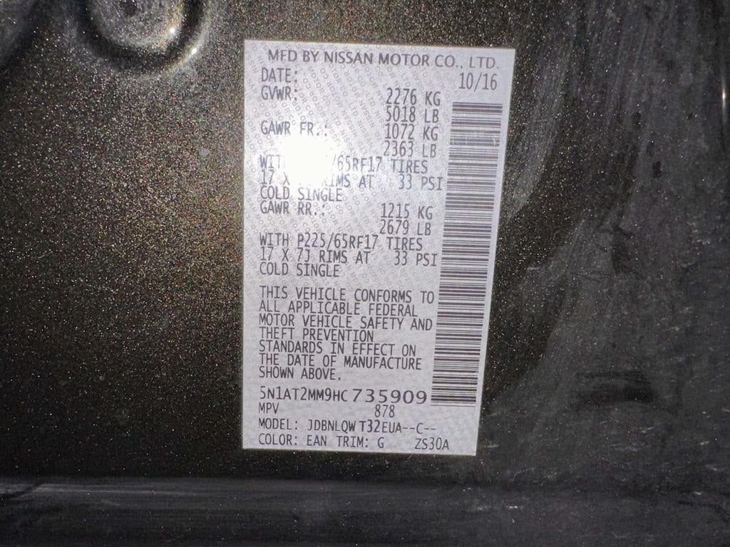 2017 Nissan Rogue SV