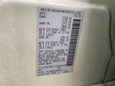 2024 Nissan Murano SV FWD