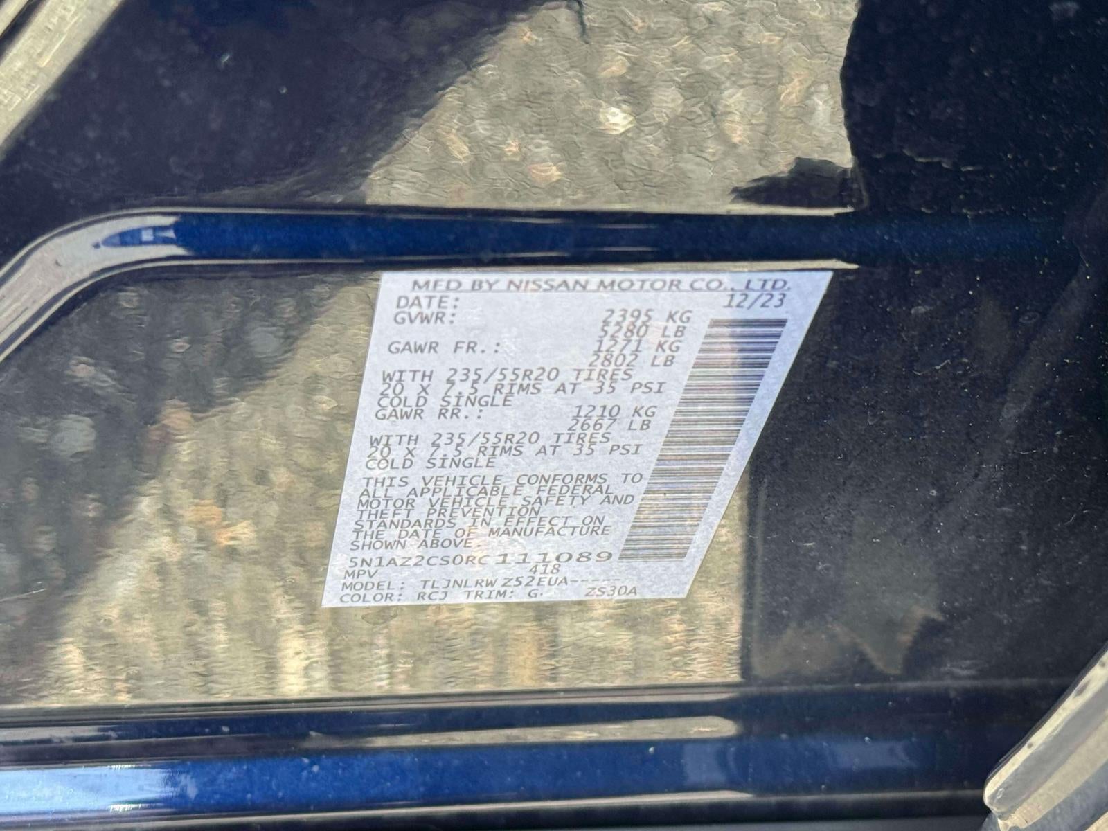 2024 Nissan Murano SL Intelligent AWD