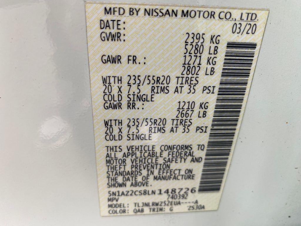 2020 Nissan Murano SL Intelligent AWD