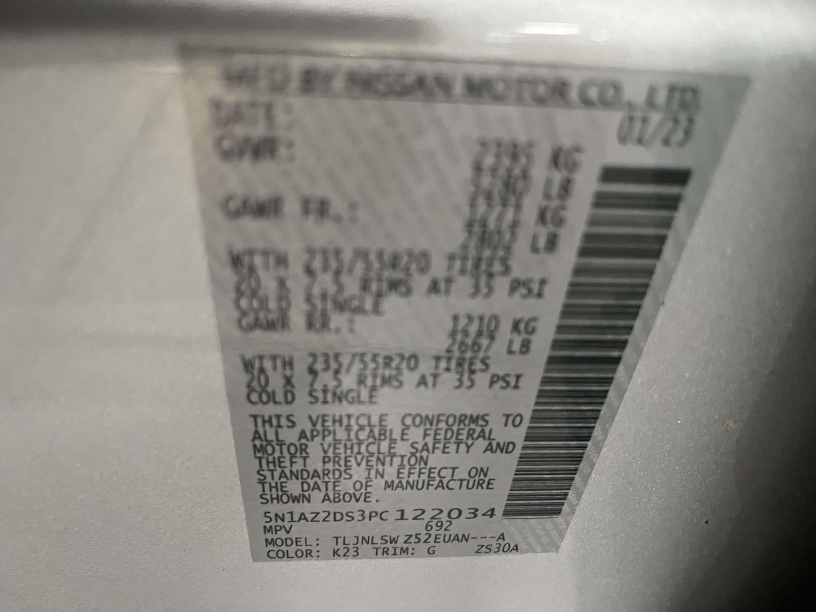 2023 Nissan Murano Platinum Intelligent AWD