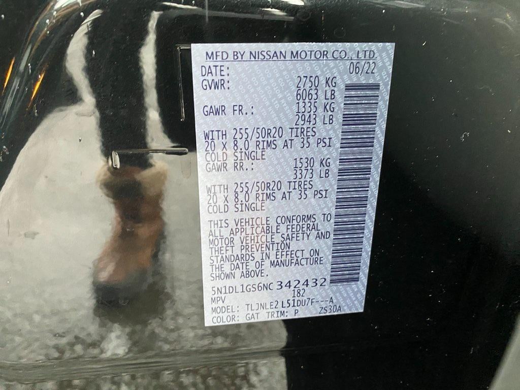 2022 INFINITI QX60 SENSORY AWD