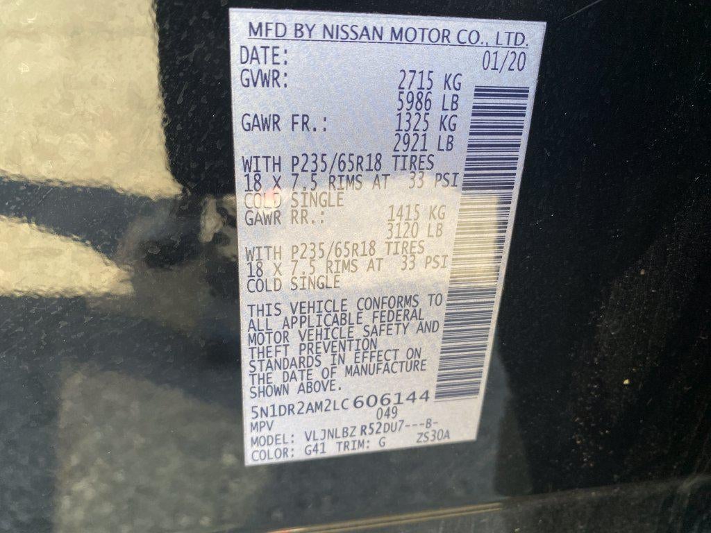 2020 Nissan Pathfinder S 4WD