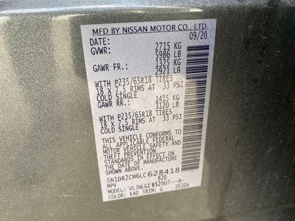 2020 Nissan Pathfinder SL 4WD