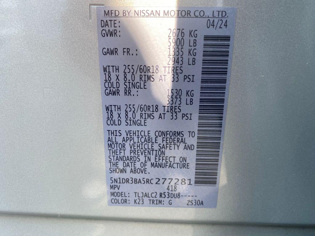 2024 Nissan Pathfinder SV FWD