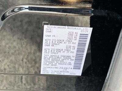 2024 Nissan Pathfinder SL 4WD