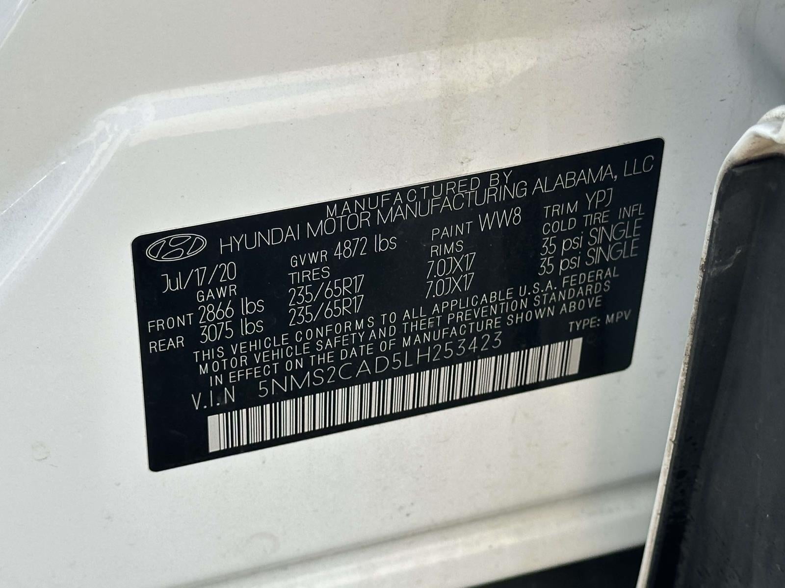 2020 Hyundai Santa Fe SE