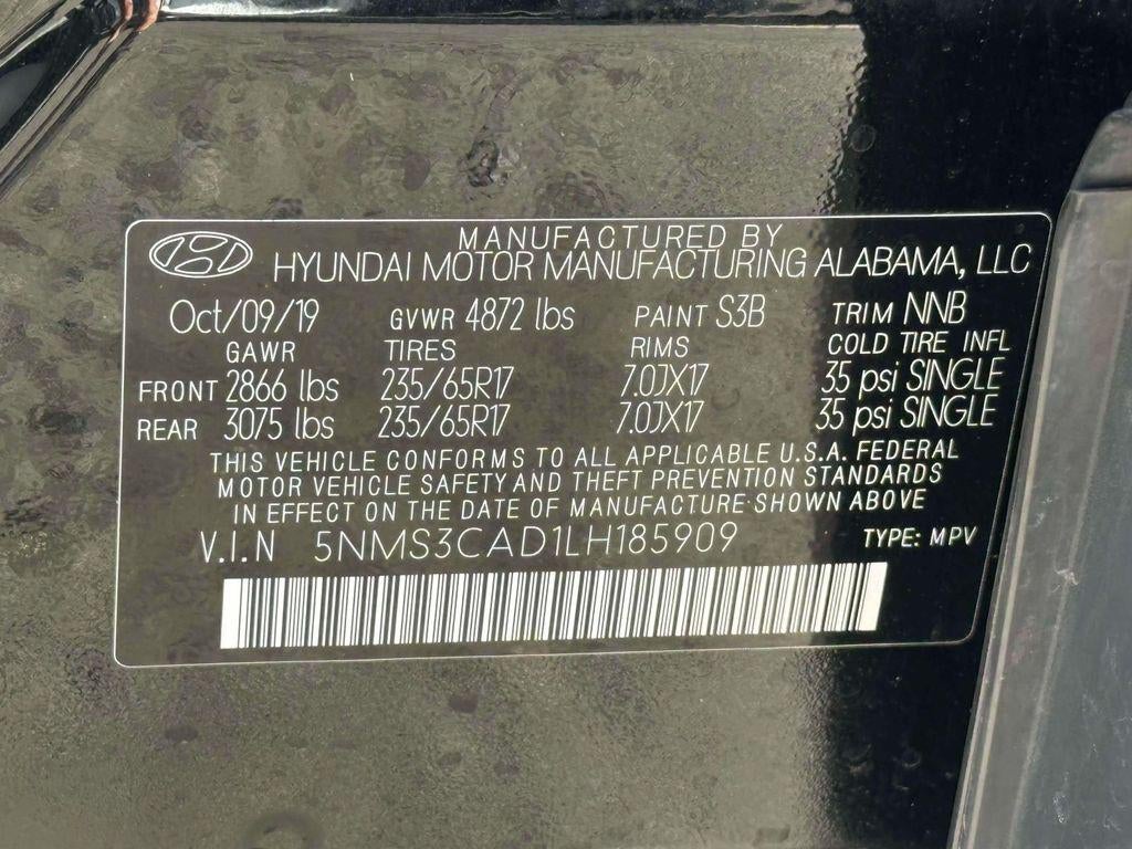 2020 Hyundai Santa Fe SEL