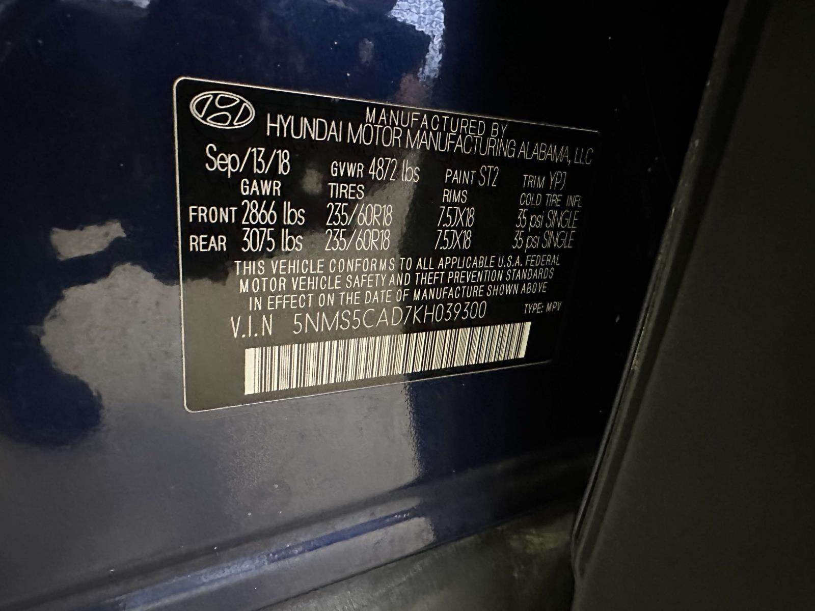 2019 Hyundai Santa Fe Limited