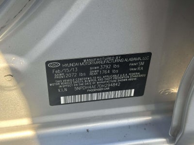 2013 Hyundai Elantra Limited