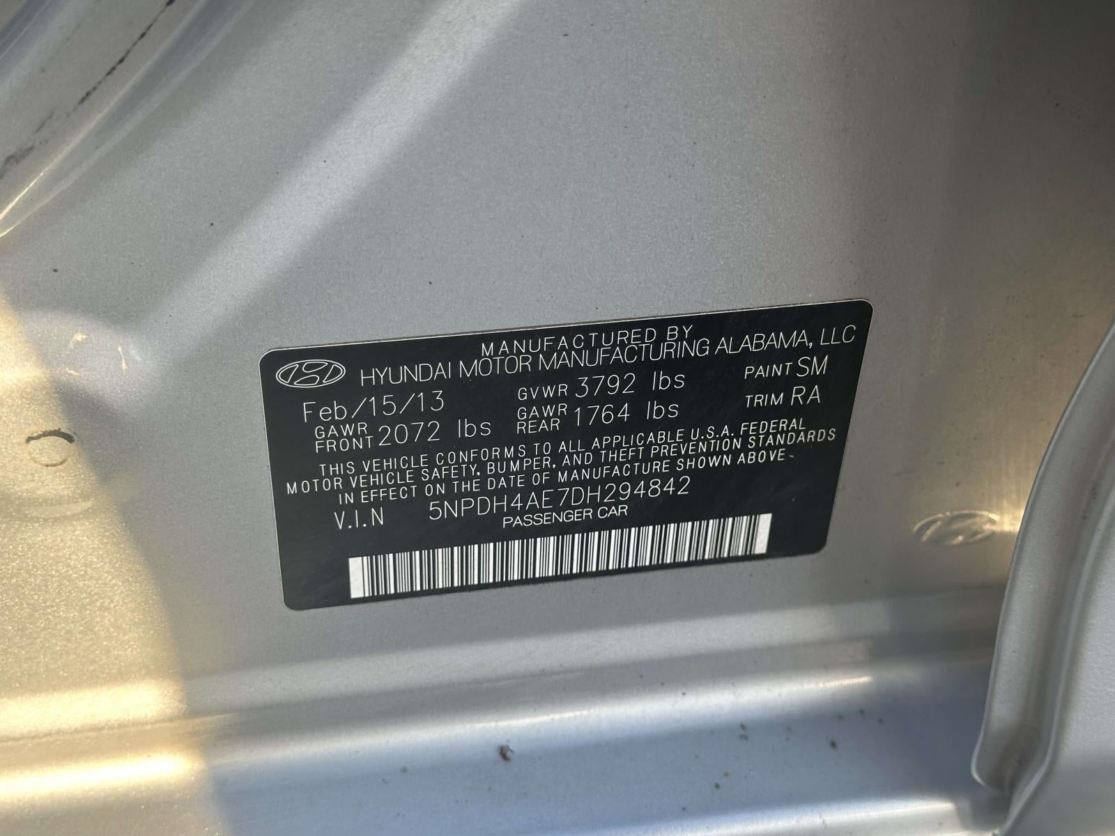 2013 Hyundai Elantra Limited