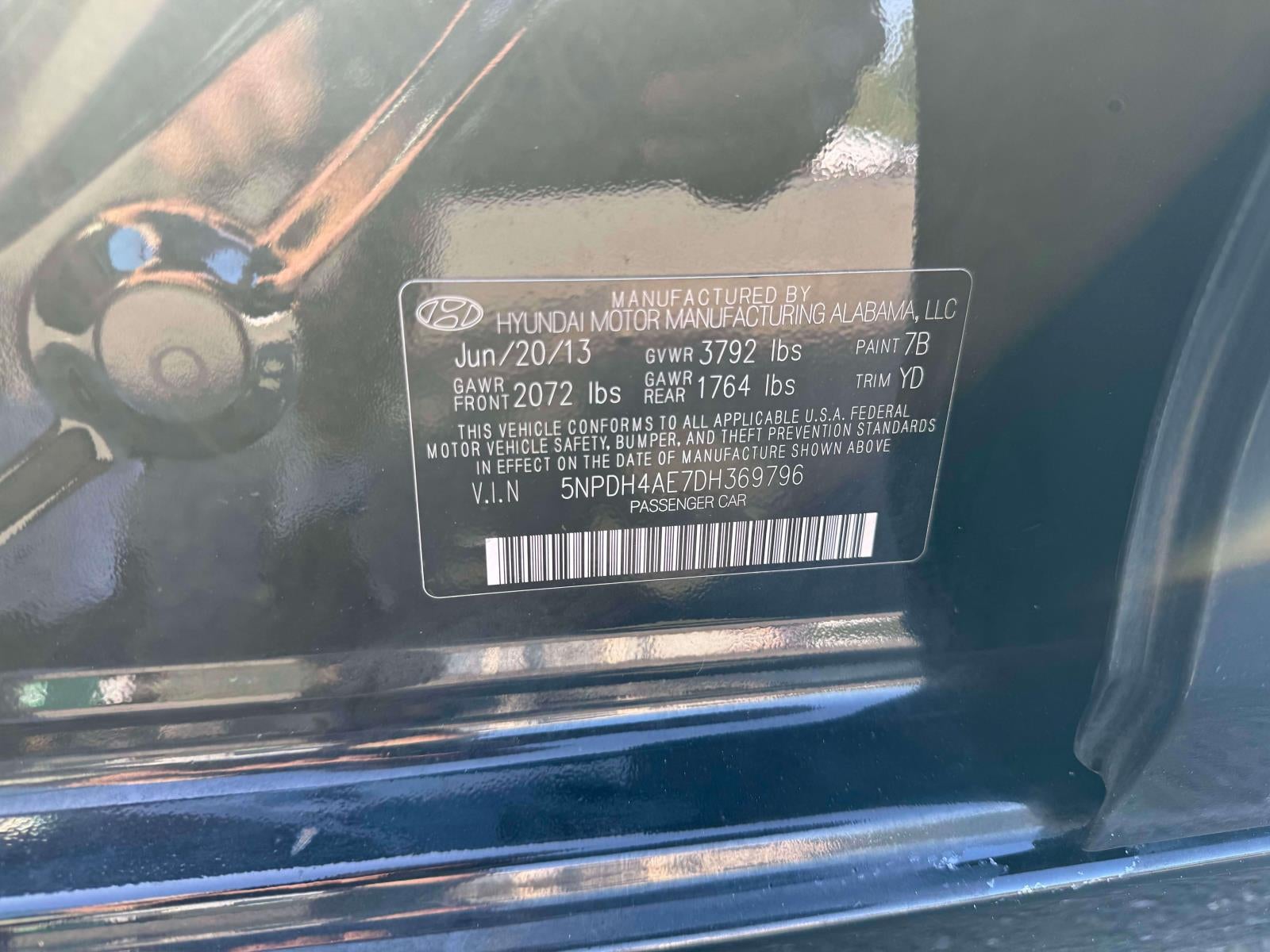 2013 Hyundai Elantra GLS