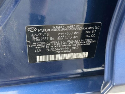 2017 Hyundai Sonata Sport 2.0T