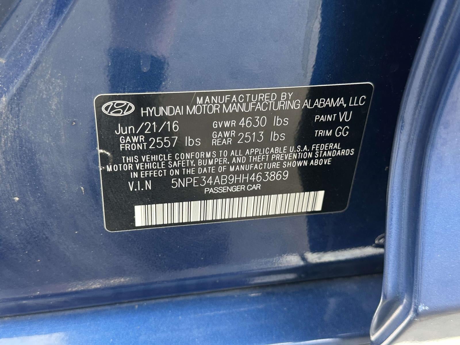 2017 Hyundai Sonata Sport 2.0T