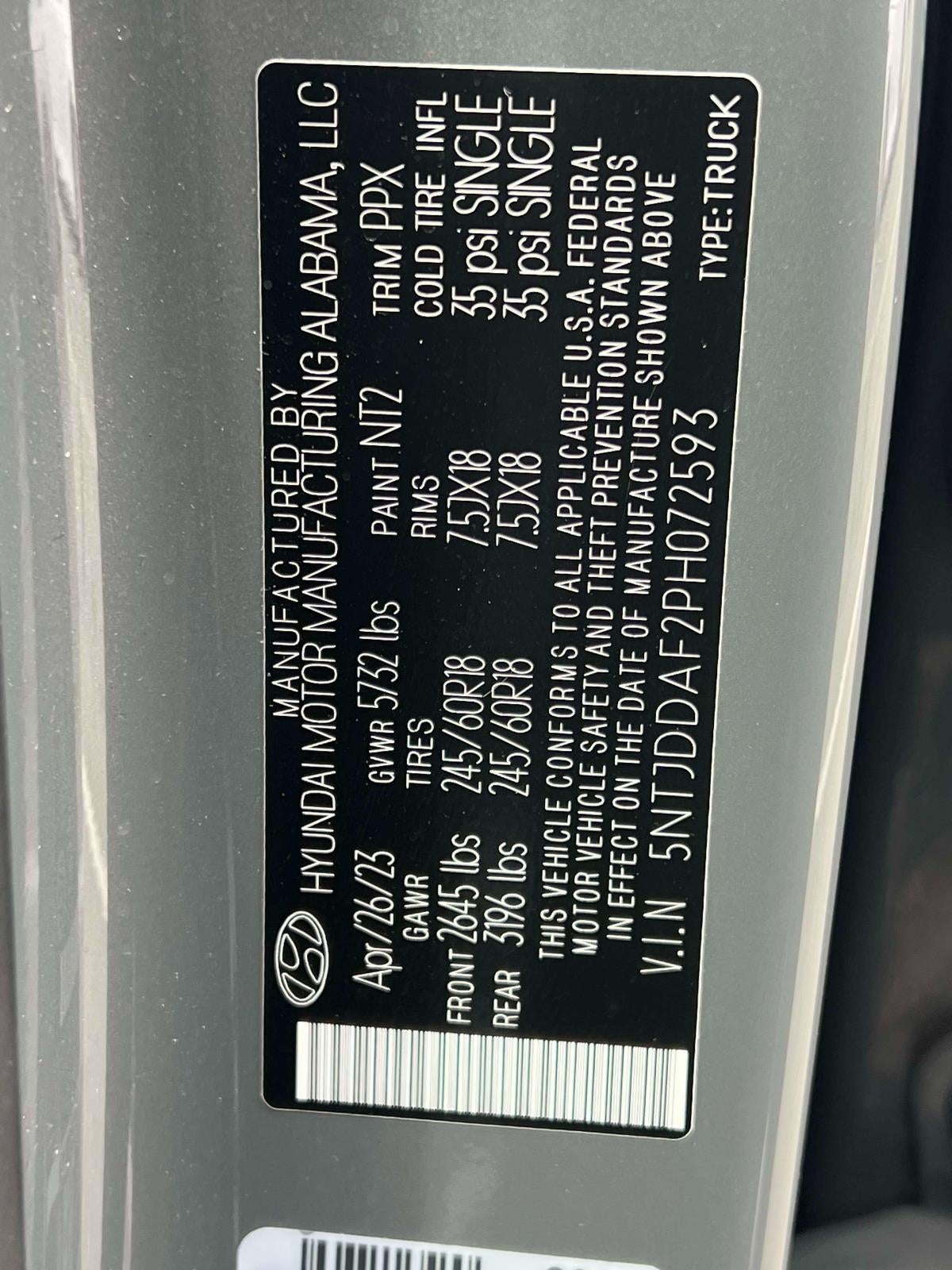 2023 Hyundai Santa Cruz SEL Premium